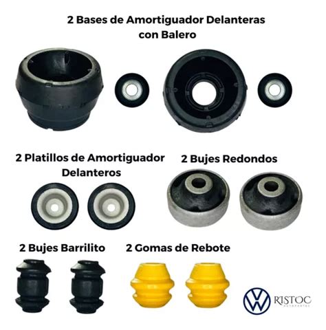 Bases Bujes Platillos Gomas De Rebote Jetta Cl Sico Env O Gratis