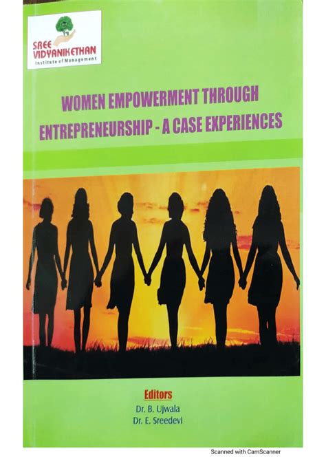 Pdf Women Empowerment Through Entrepreneurship