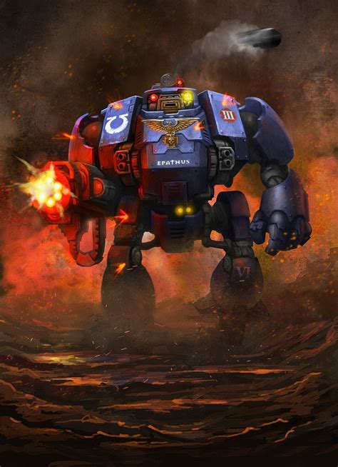 Primaris Dreadnought Art By Catherine Oconnor 40k Gallery