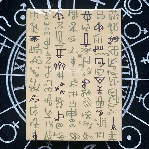 Карты Таро Зеленые глифы Карты Ленорман Оракул Таро Настольная игра ...