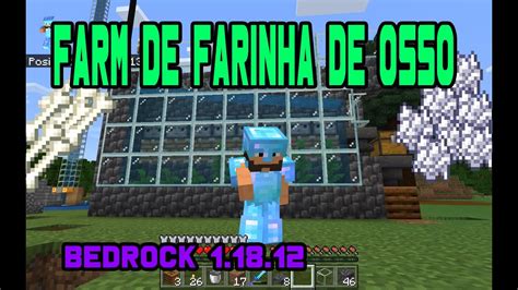 como fazer farm de farinha de osso automática Minecraft saga survival