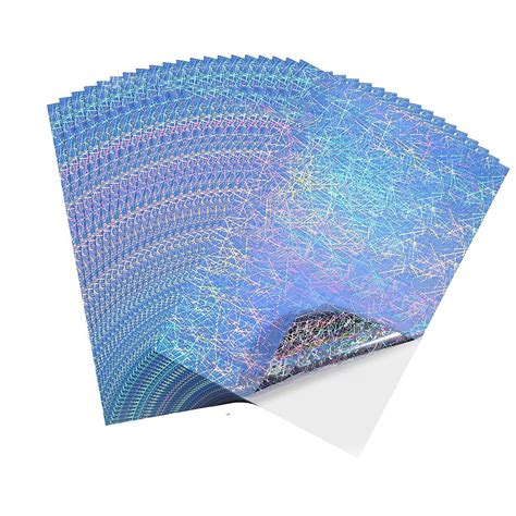 Sheets Printable Holographic Sticker Paper Waterproof Quick Drying