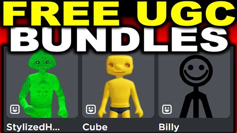 NEW UPDATE HOW TO GET FREE UGC Avatar Character Bundles ROBLOX