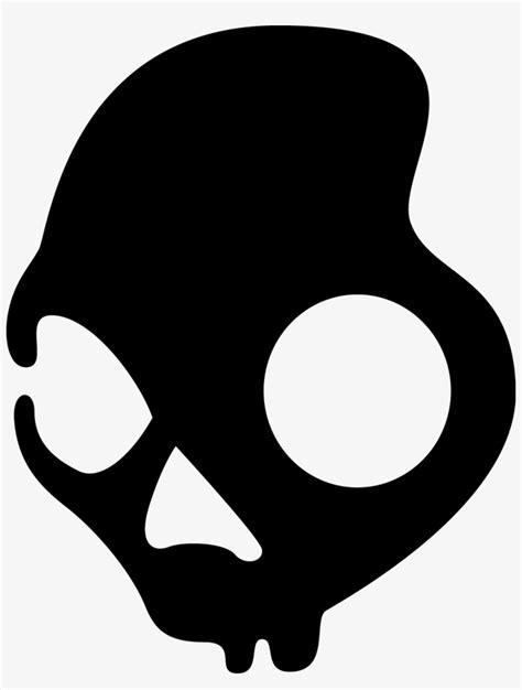 Skullcandy Logo - Logo With A Black Skull - Free Transparent PNG ...