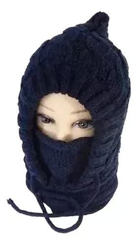 Gorro T Rmico Lana Cuello Bufanda Y Tapabocas Mercadolibre