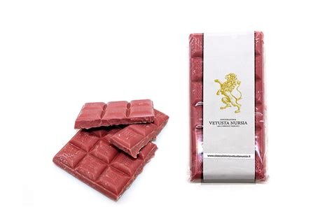 Tavoletta Cioccolato Ruby Gr Cioccolateria Vetusta Nursia