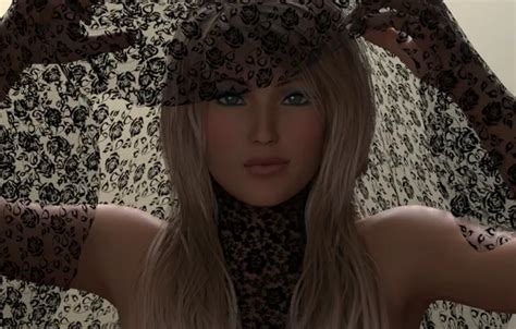 Wallpaper Girl Rendering Vector Blonde Bat For Mobile And Desktop