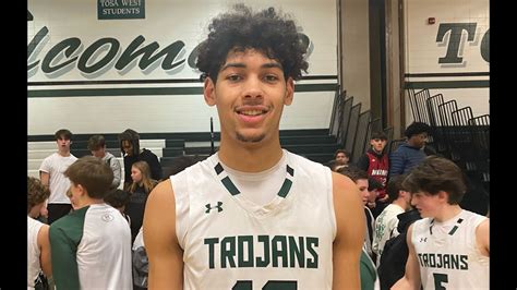 Center Kai Rogers Records Double Double Helps Wauwatosa West