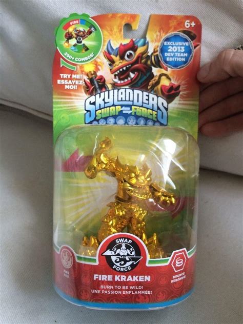 Skylanders Gold Fire Kraken VERY RARE!! | #1763566707