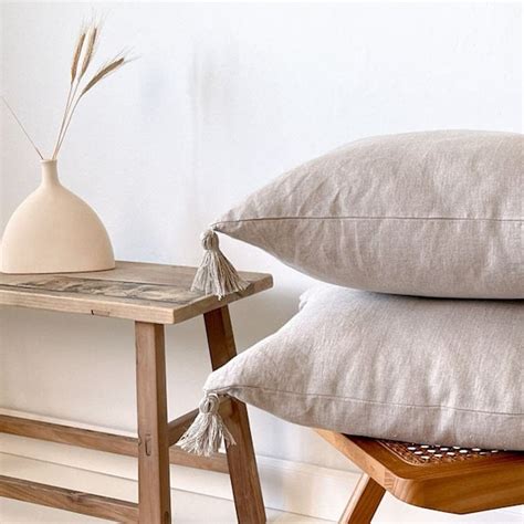 Linen Cushion Etsy