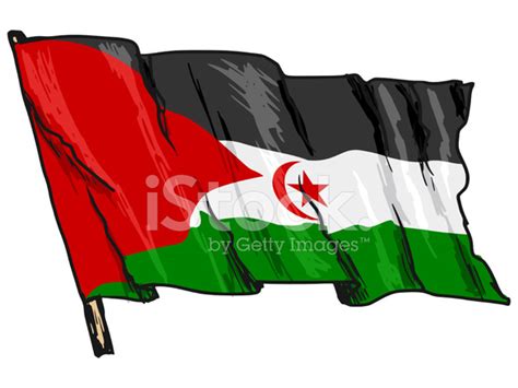 Flag Of Western Sahara Stock Photo | Royalty-Free | FreeImages