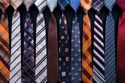 Premium Photo | Assorted men s ties in various patterns and colors ...