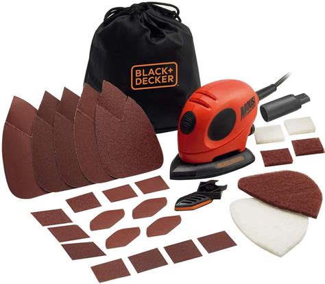 Black Decker Ka Bc Mouse Detail Sander Sanding Sheets Watt