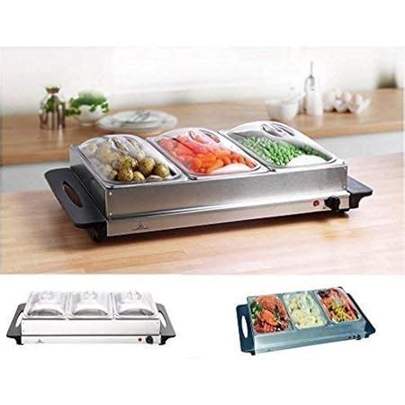 Progress Ek P Pan Electric Buffet Server Hot Plate Food Warmer X L Removable Sections