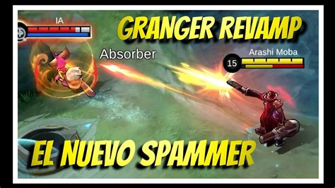 Granger Revamp Rotisimo No Tiene Cooldown Mlbb Esp Servidor Avanzado