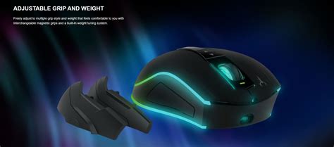 Gamdias Hades M Wireless Optical Gaming Mouse Dual Level Rgb