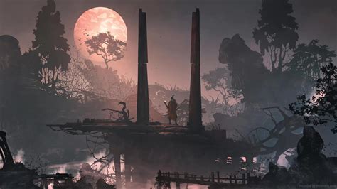 Moonlight Samurai Sekiro Shadows Die Twice Live Wallpaper Moewalls