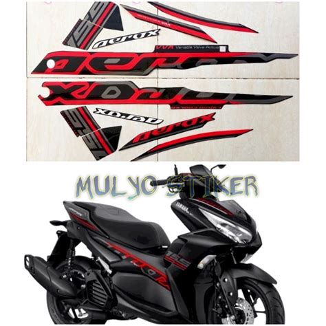 Jual STRIPING STICKER LIS LES POLET Yamaha All New Aerox 155 VVA