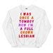 Tomboy Lesbian Pride Sweatshirt Butch Femme Dyke Wear Lgbtq Queer Power Clothing Black Unisex Etsy