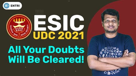 Esic Udc Clear All Your Doubts Esic Udc Recruitment Telugu