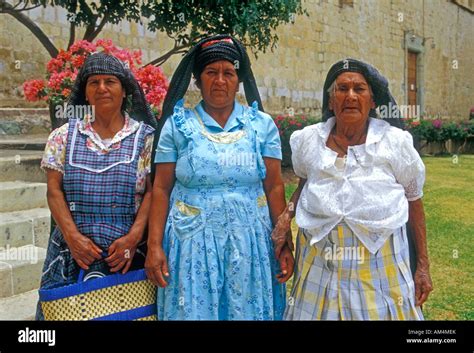 3 Three Mexican Women Old Women Mature Women Elderly Women