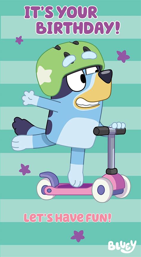 Buy Danilo Promotions Limited Bluey Birthday Card Official Bluey