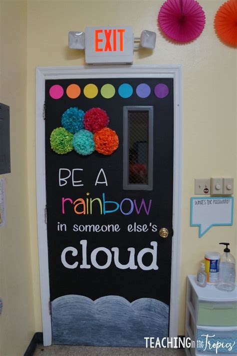 Be A Rainbow Classe Dart School Door Decorations Classroom Displays Classroom Ideas Future