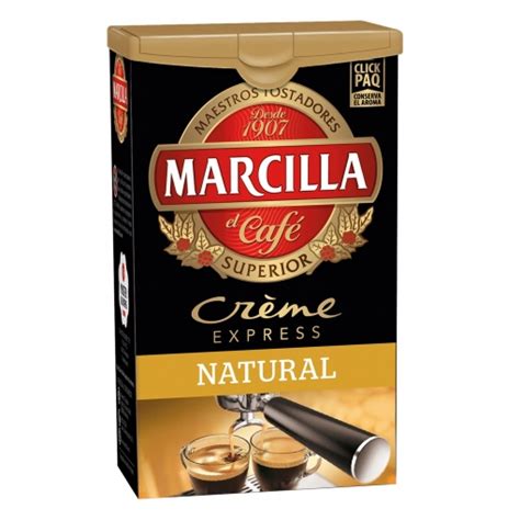 Café molido natural créme express Marcilla 250 g Supermercado Online