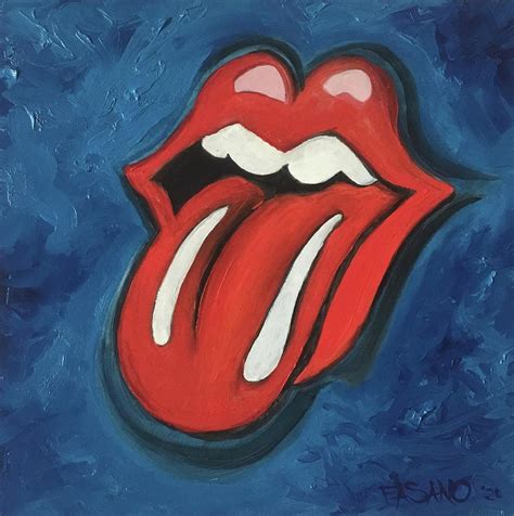 Rolling Stones Painting By John Fasano Fine Art America