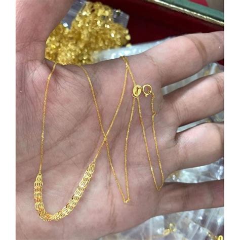 Pawnable K Saudi Gold Necklace Shopee Philippines