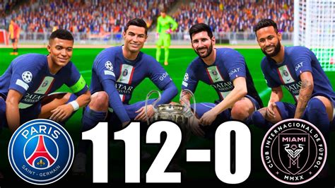 FIFA 23 RONALDO MESSI MBAPPE NEYMAR ALLSTARS PSG 112 0 INTER