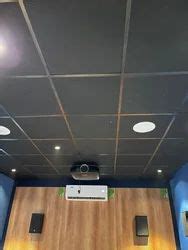 Acoustic Ceiling Panel Polyester Glasswool Acoustic Ceiling Panels