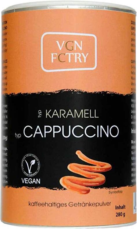 VGN FCTRY Instant Cappuccino Karamell Kokku Dein Veganer Onlineshop