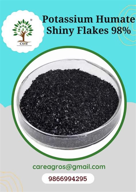 Potassium Humate Shiny Flakes At Rs Kg Plant Growth Promoter