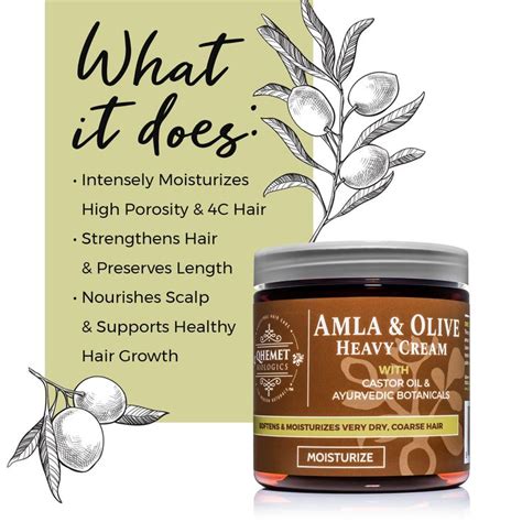 Amla And Olive Heavy Cream Green Tea Oil Low Porosity Hair Products