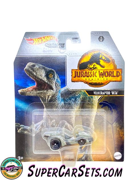 Jurassic World Velociraptor Beta Hot Wheels Characters Cars Etsy