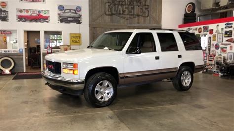 1995 Gmc Yukon Slt 4 Door 4wd Youtube