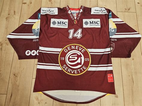 Genève Servette HC Juraj Šimek Gameworn Jersey 15 16 Flickr