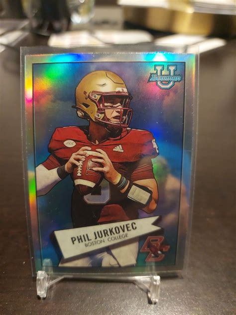 Bowman Chrome University Phil Jurkovec Bowman Boston College