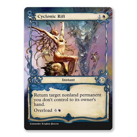 Cyclonic Rift Adventure Custom MTG Proxy Card Print MTG