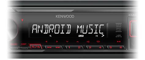 Single Din: Kenwood KMM-105 Mechless with Android Receiver/USB FLAC/WAV ...