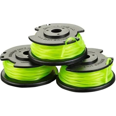 TETE BOBINE FIL Lot de 3 bobines simple fil torsadé RYOBI 2mm pour