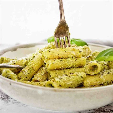 Pesto Rigatoni Sweet Caramel Sunday