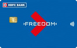 Check Freedom Credit Card Eligibility Criteria Hdfc Bank