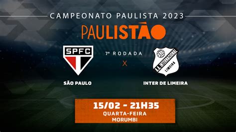 São Paulo x Inter de Limeira onde assistir prováveis times e