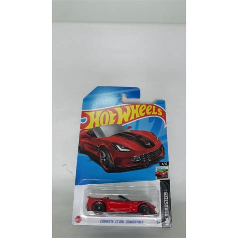 MERAH Hot Wheels Corvette C Z Convertible Red Shopee Malaysia