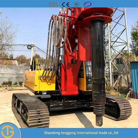 Hydraulic Cylinder Crawler Surface Rotary Mounted Diesel Engine