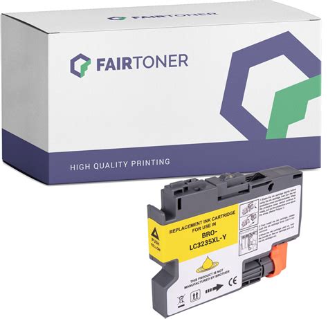 FairToner Kompatibel für Brother LC 3235XLY Gelb ab 34 99