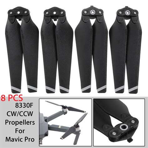 8330f Quick Release Cwccw Folding Propellers Props Black For Dji Mavic Pro Submarino