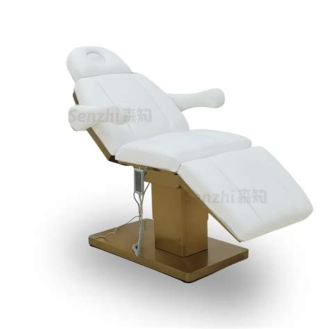 Luxury Gold Esthetician Massage Table Beauty Salon Furniture Lash Bed Cosmetic Electric Spa